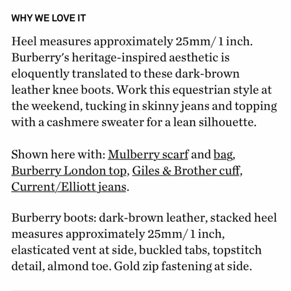 Authentic Burberry leather biker boots 37 6.5 - Picture 9 of 10